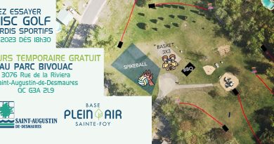 Parcours DG au Parc Bivouac St-Augustin